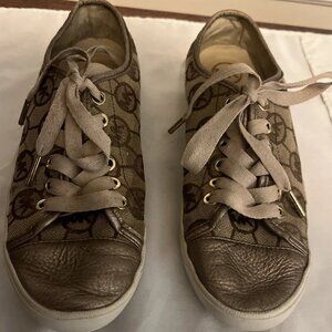 Michael Kors Sneakers Womens Size 6.5 Monogram Signature